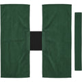 Coue Elastic-Center Neck Sports Towel 92 x 18 cm Forest Green - Product view