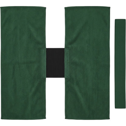 Coue Elastic-Center Neck Sports Towel 92 x 18 cm Forest Green - Product view