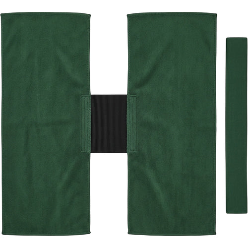 Coue Elastic-Center Neck Sports Towel 92 x 18 cm Forest Green - Product view