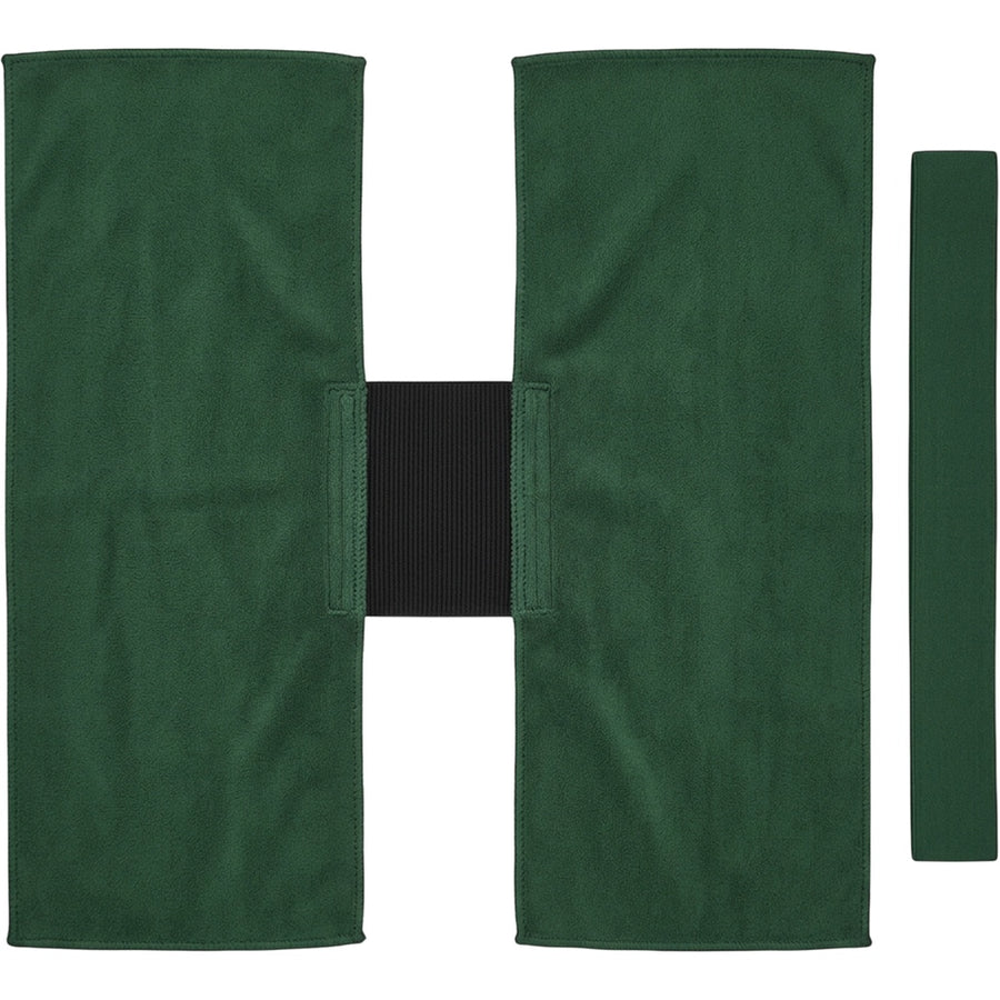 Coue Elastic-Center Neck Sports Towel 92 x 18 cm Forest Green