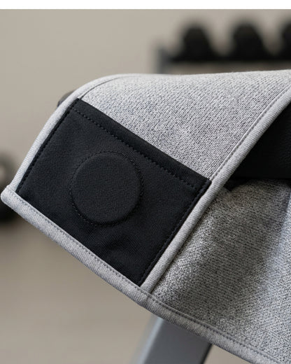 Coue Magnetic-Corner Training Towel 80 x 40 cm Ash Gray - Detail view