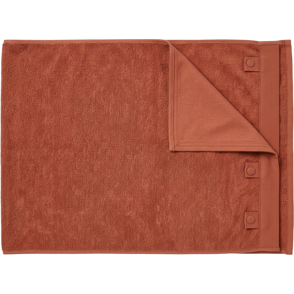 Coue Snap-Hood Sports Towel 100 x 50 cm Terracotta - Product view