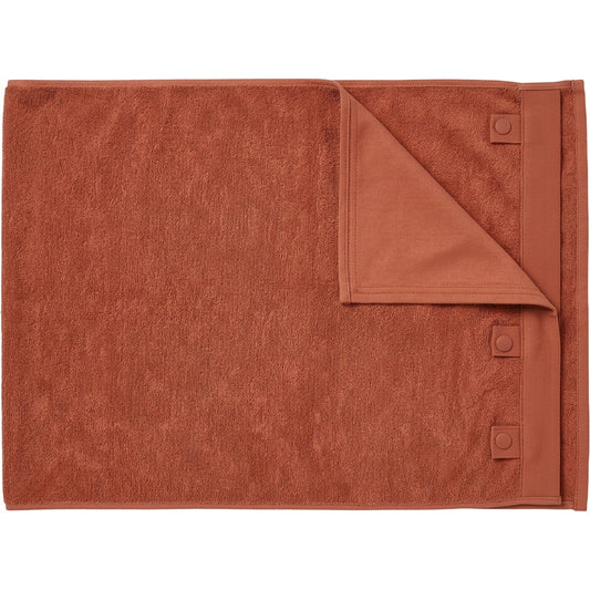 Coue Snap-Hood Sports Towel 100 x 50 cm Terracotta - Product view